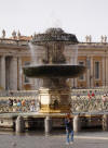 The Vatican Rome fountain