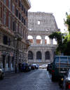 The Colosseum from a side street Rome