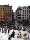 view from Spanish Steps Rome