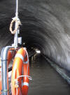 entering the tunnel