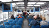 inside a Falkirk Wheel boat