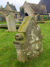 gravestone at St Fillan's Church Aberdour