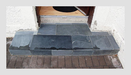 Starry Towers new front door step