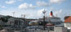 The Shrimp and The QEII Stavanger Harbour