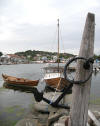 Tananger Harbour boat and anchor