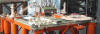 model oil rig close up