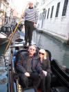 The Fiance, Marilyn & Uncle Fester in a gondola