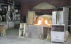 a furnace in one of the many glass factories on Murano