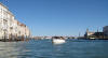 a water taxi on The Grand Canal