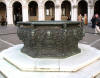ornamental bronze well-head in central courtyard of Palazzo Ducale di Venezia 